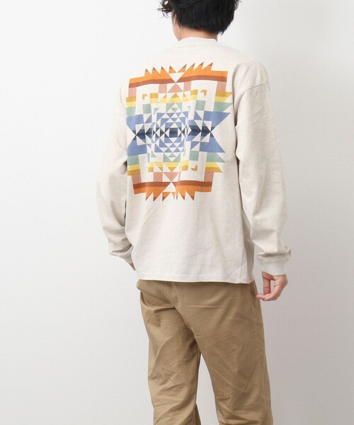 PENDLETON（ペンドルトン）の「【PENDLETON/ペンドルトン】Back Print Long Sleeve Tee 3175-1006（Tシャツ/カットソー・メンズ・オフホワイト/キナリ/グレー/ネイビー/ブラック/ライトグレー/ダークブラウン/イエロー/ホワイト系その他3/ベージュ/ホワイト系その他2・L/M）」の19枚目の写真