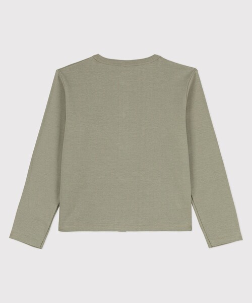 PETIT BATEAU(プチバトー)の「1x1リブ編みカーディガン(カーディガン/ボレロ・キッズ・グリーン/ブルー・6YEAR/8YEAR/10YEAR/12YEAR)」の10枚目の写真