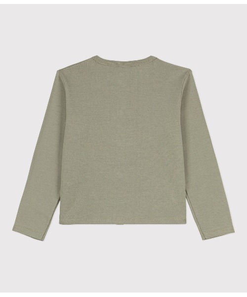 PETIT BATEAU(プチバトー)の「1x1リブ編みカーディガン(カーディガン/ボレロ・キッズ・グリーン/ブルー・6YEAR/8YEAR/10YEAR/12YEAR)」の13枚目の写真