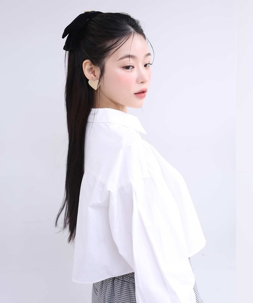 刺繍トップス tシャツ ワンポイント刺繍ハーフジップビリヤードロゴ半袖プル