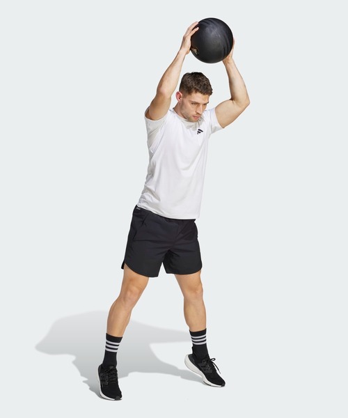 ♦ adidas ♦ トレーニング エッセンシャルズ Tシャツ トレイン エッセンシャルズ ストレッチ トレーニング 半袖T