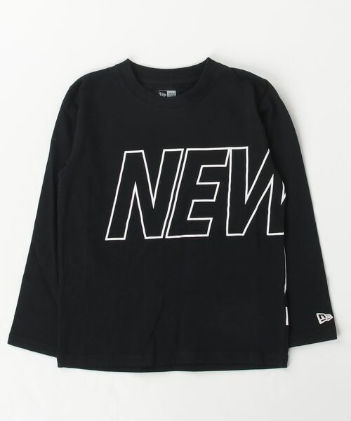 NEW ERA（ニューエラ）の「NEW ERA/ニューエラ キッズ ロンT LOGO LTD YOUTH CT LSTEE（Tシャツ/カットソー・キッズ・ホワイト/ブラック・130cm/140cm/150cm/160cm）」の2枚目の写真