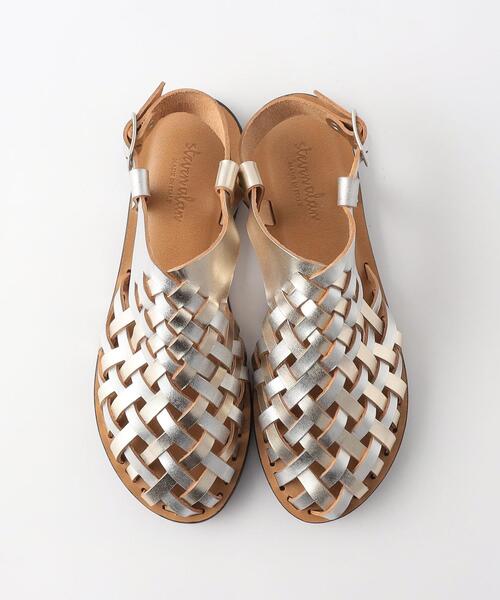 靴 Steven Alan LEATHER MESH SANDALS Steven Alan（スティーブンアラン）の「＜Steven Alan＞LEATHER MESH