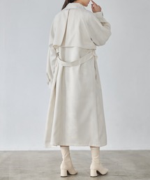 tocco closet | 【限定】ベルト付きヨーク切り替え２ＷＡＹカラーコート(ステンカラーコート)