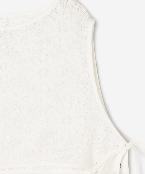 Bshop(ビショップ)の「eunoia | フラワーショートベスト WOMEN(シャツ/ブラウス・レディース・クリーム/ブラック・F)」の12枚目の写真