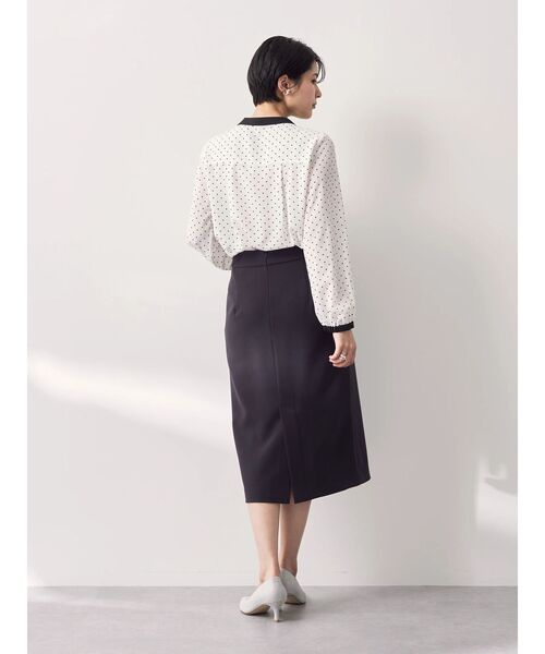 YECCA VECCA(イェッカヴェッカ)の「バックスリットナロースカート(スカート・レディース・アイボリー/ベージュ/ネイビー・S/M)」の18枚目の写真