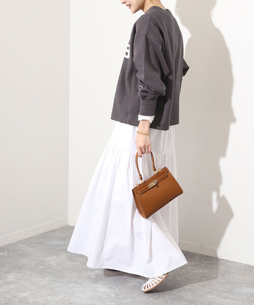 SLOBE IENA（スローブイエナ）の「【Champion / チャンピオン】 クルーネックスウェット（スウェット・レディース・サックスブルー/チャコールグレー・FREE）」の5枚目の写真