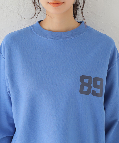 SLOBE IENA（スローブイエナ）の「【Champion / チャンピオン】 クルーネックスウェット（スウェット・レディース・サックスブルー/チャコールグレー・FREE）」の17枚目の写真