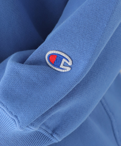 SLOBE IENA（スローブイエナ）の「【Champion / チャンピオン】 クルーネックスウェット（スウェット・レディース・サックスブルー/チャコールグレー・FREE）」の21枚目の写真