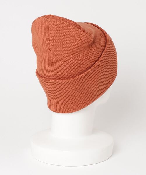 Carhartt WIP（カーハートダブリューアイピー）の「【Carhartt WIP / カーハートダブリューアイピー】ACRYLIC WATCH HAT（ニットキャップ/ビーニー・メンズ・ライトブラウン/レンガ/ブラック・FREE）」の4枚目の写真