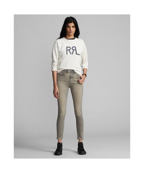 RRL(ダブル アール エル)の「ロゴ フレンチ テリー クルーネック スウェットシャツ(スウェット・レディース・ナチュラル・1/2/3/4)」の13枚目の写真