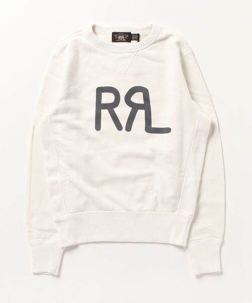 RRL(ダブル アール エル)の「ロゴ フレンチ テリー クルーネック スウェットシャツ(スウェット・レディース・ナチュラル・1/2/3/4)」の11枚目の写真