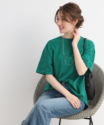 DRESKIP | 【遮熱/接触冷感/UVカット】AIR SHIELRD オーバーサイズTシャツ(Tシャツ/カットソー)