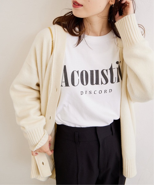 JOURNAL STANDARD（ジャーナルスタンダード）の「《追加6》ロゴロングTシャツ（Tシャツ/カットソー・レディース・ブラック系その他/ホワイト・FREE）」の14枚目の写真