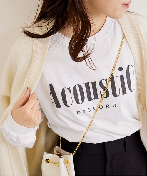 JOURNAL STANDARD（ジャーナルスタンダード）の「《追加6》ロゴロングTシャツ（Tシャツ/カットソー・レディース・ブラック系その他/ホワイト・FREE）」の15枚目の写真