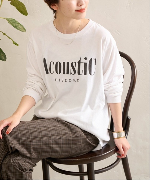 JOURNAL STANDARD（ジャーナルスタンダード）の「《追加6》ロゴロングTシャツ（Tシャツ/カットソー・レディース・ブラック系その他/ホワイト・FREE）」の18枚目の写真