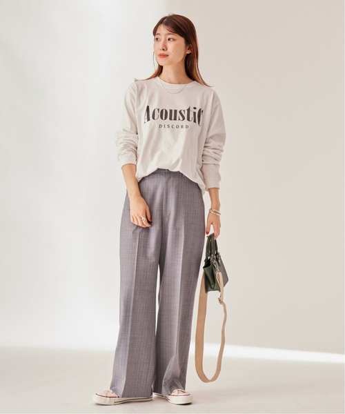 JOURNAL STANDARD（ジャーナルスタンダード）の「《追加6》ロゴロングTシャツ（Tシャツ/カットソー・レディース・ブラック系その他/ホワイト・FREE）」の21枚目の写真