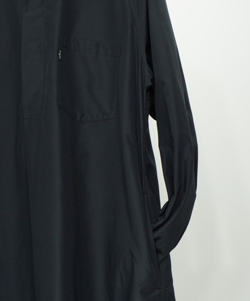 NON TOKYO(ノントーキョー)の「FLOWER PATCH SHIRTS ONE-PIECE(ワンピース・レディース・ブラック/ホワイト/ピンク・FREE)」の4枚目の写真