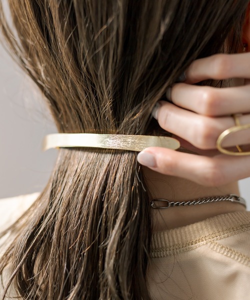mystic（ミスティック）の「[Eau] plate valletta（バレッタ/ヘアクリップ・レディース・シルバー/ゴールド・ONE SIZE）」の4枚目の写真