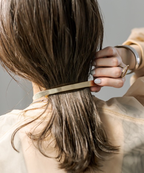 mystic（ミスティック）の「[Eau] plate valletta（バレッタ/ヘアクリップ・レディース・シルバー/ゴールド・ONE SIZE）」の5枚目の写真