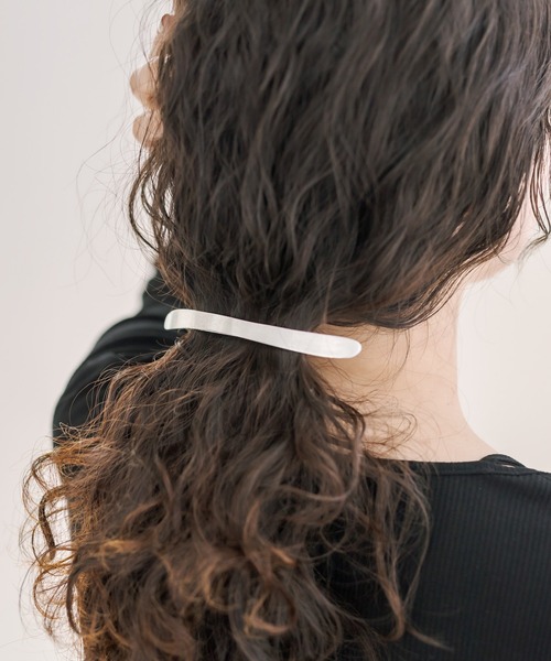 mystic（ミスティック）の「[Eau] plate valletta（バレッタ/ヘアクリップ・レディース・シルバー/ゴールド・ONE SIZE）」の7枚目の写真