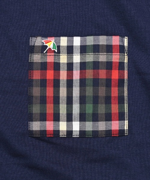 Arnold Palmer（アーノルドパーマー）の「パーマーチェック ポケット Tシャツ（Tシャツ/カットソー・キッズ・ホワイト/ネイビー・115cm/105cm/145cm/95cm/135cm/125cm）」の5枚目の写真