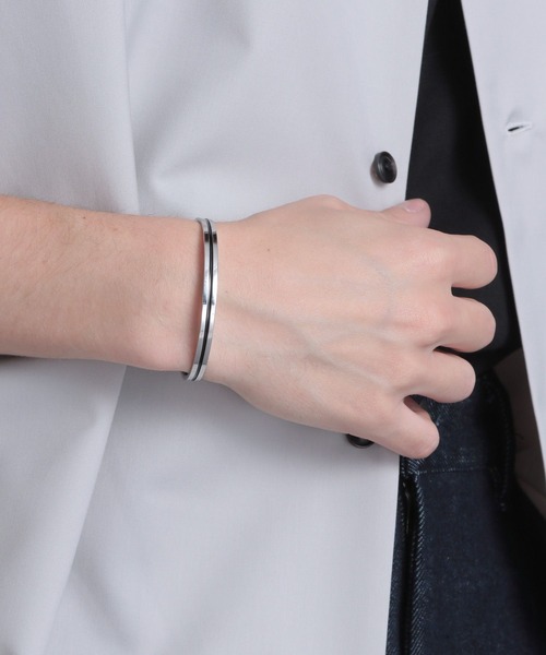 HARE（ハレ）の「ステンレスバングル(HARE)（バングル/リストバンド・メンズ・シルバー/シルバー系その他・FREE）」の7枚目の写真