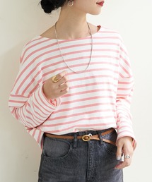 SHENERY | 【WEB限定】サイドスリットボーダーカットソー(Tシャツ/カットソー)