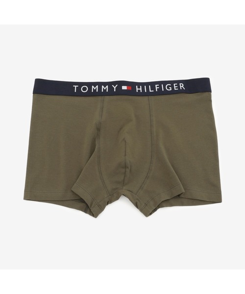 TOMMY HILFIGER（トミーヒルフィガー）の「ロゴバンドトランクス（トランクス・メンズ・グリーン/ネイビー/カーキ/ベージュ・LARGE/MEDIUM）」の3枚目の写真