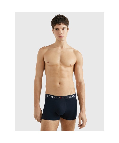 TOMMY HILFIGER（トミーヒルフィガー）の「ロゴバンドトランクス（トランクス・メンズ・グリーン/ネイビー/カーキ/ベージュ・LARGE/MEDIUM）」の11枚目の写真