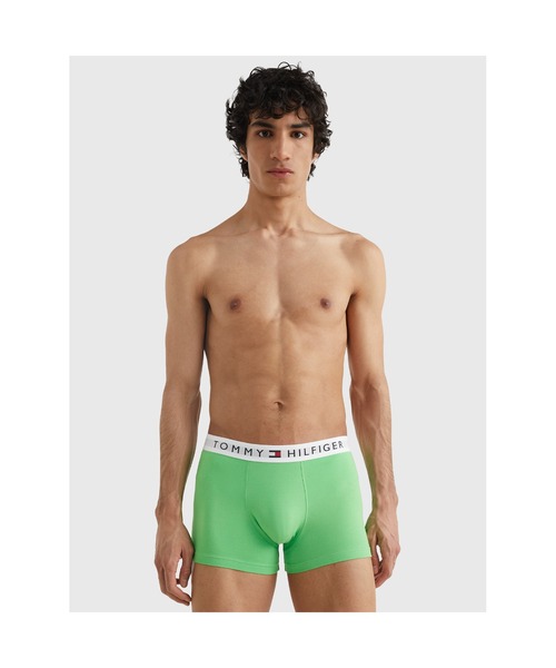TOMMY HILFIGER（トミーヒルフィガー）の「ロゴバンドトランクス（トランクス・メンズ・グリーン/ネイビー/カーキ/ベージュ・LARGE/MEDIUM）」の6枚目の写真