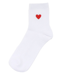 WEGO | WEGO/ハート刺繍ソックス(ソックス/靴下)