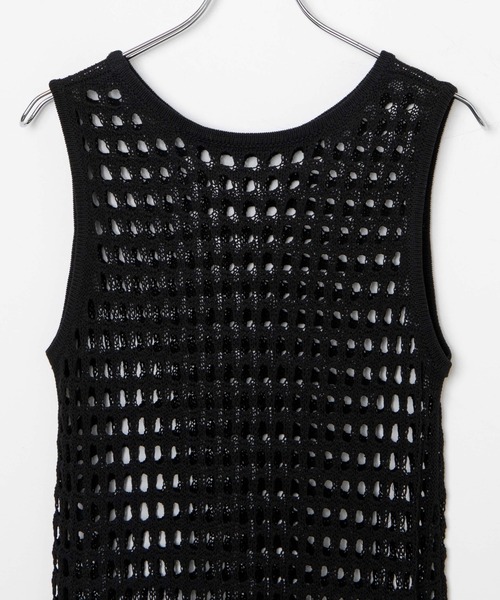 WEGO（ウィゴー）の「WEGO/メッシュニットOP（ワンピース・レディース・ブラック/ブラウン・FREE）」の18枚目の写真