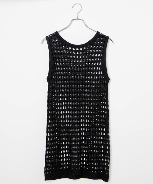 WEGO（ウィゴー）の「WEGO/メッシュニットOP（ワンピース・レディース・ブラック/ブラウン・FREE）」の21枚目の写真
