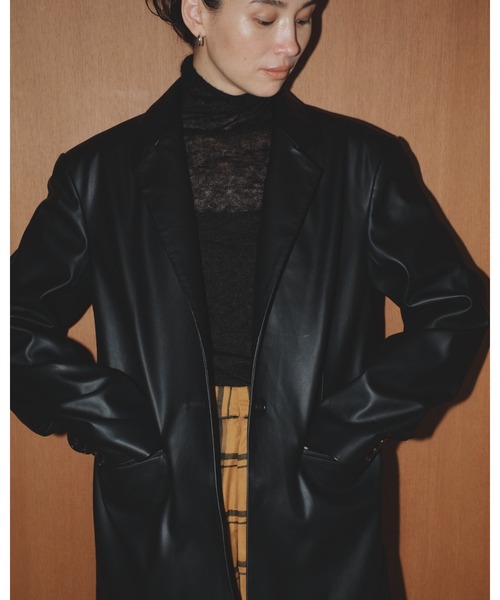 TODAYFUL(トゥデイフル)の「シアーモヘアタートルニット(ニット/セーター・レディース・ブラック/ダークブラウン/イエロー・FREE)」の19枚目の写真