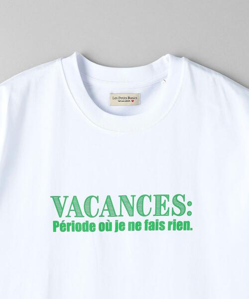 Les petits basics（ルベーシック）の「＜Les Petits Basics＞ VACANCES/Tシャツ（Tシャツ/カットソー・メンズ・ホワイト・L/M）」の3枚目の写真
