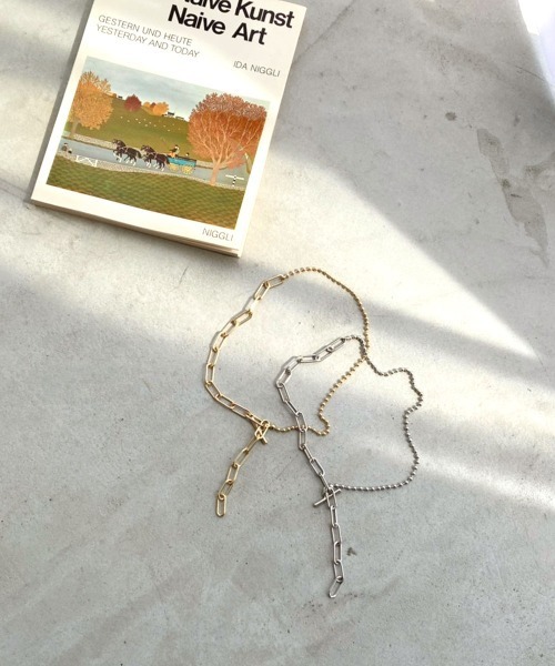 marjour(マージュール)の「DOUBLE CHAIN NECKLACE(ネックレス・レディース・ゴールド/シルバー・FREE)」の7枚目の写真