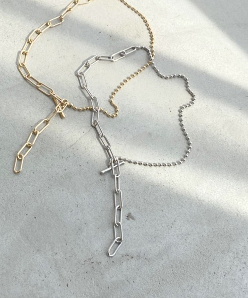 marjour(マージュール)の「DOUBLE CHAIN NECKLACE(ネックレス・レディース・ゴールド/シルバー・FREE)」の9枚目の写真
