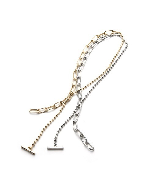 marjour(マージュール)の「DOUBLE CHAIN NECKLACE(ネックレス・レディース・ゴールド/シルバー・FREE)」の12枚目の写真