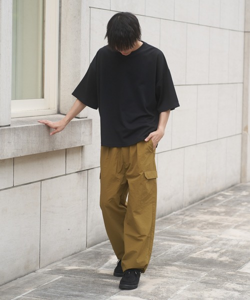 COLONY 2139（コロニートゥーワンスリーナイン）の「ワイドカーゴパンツ（カーゴパンツ・メンズ・カーキ/オリーブ/ブラック・MEDIUM/LARGE）」の12枚目の写真