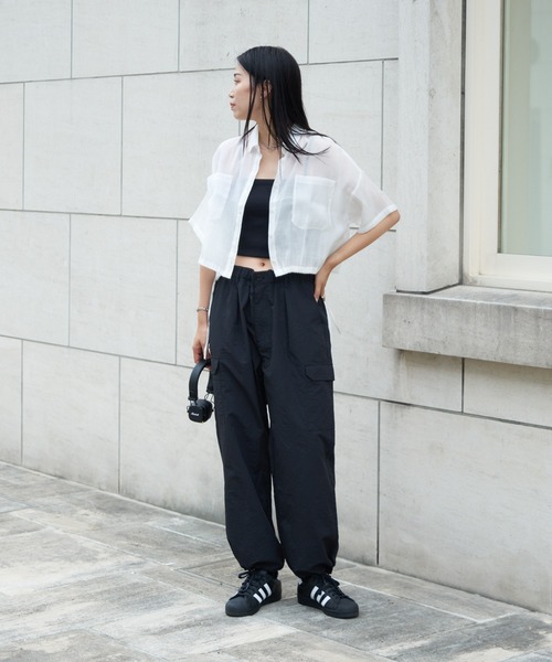 COLONY 2139（コロニートゥーワンスリーナイン）の「ワイドカーゴパンツ（カーゴパンツ・メンズ・カーキ/オリーブ/ブラック・MEDIUM/LARGE）」の8枚目の写真