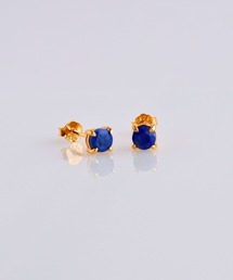 SARINOHANA/silver925シンプル一粒天然石ピアス/GOLD＆SILVER