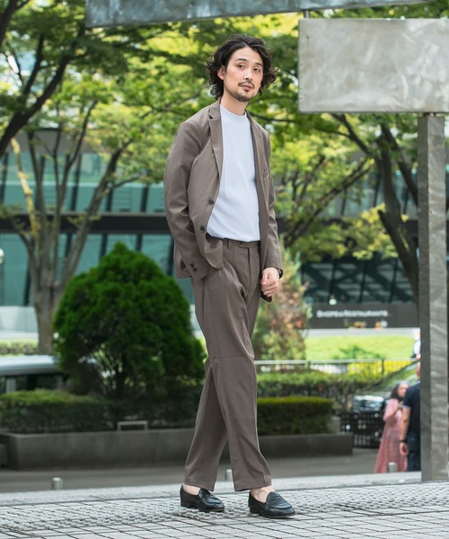 LIFE STYLE TAILOR　カルゼストレッチコンフォータブルパンツ 3本 洗濯可/防シワ』LIFE STYLE TAILOR カルゼストレッチ