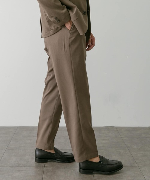 URBAN RESEARCH DOORS（アーバンリサーチドアーズ）の「『イージーケア/ウォッシャブル』LIFE STYLE TAILOR　カルゼコンフォータブルパンツ（スーツパンツ・メンズ・モカ/ネイビー/グレー・SMALL/MEDIUM/LARGE/X-LARGE）」の13枚目の写真