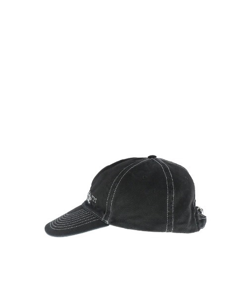 off white(オフホワイト)の「BOOKISH OW LAUNDRY BASEBALL CAP(キャップ・メンズ・ブラック・ONE SIZE)」の2枚目の写真