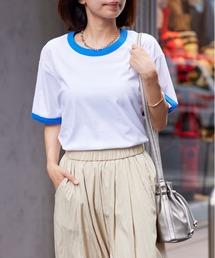【GILDAN】5.3 oz プレミアムコットン ジャパンスペック リンガーTシャツ  GL76600 MURS