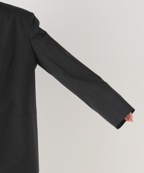 AP STUDIO(エーピーストゥディオ)の「TYPEWRITER NOCOLOR JACKET(ノーカラージャケット・レディース・ブラック・36/38)」の12枚目の写真