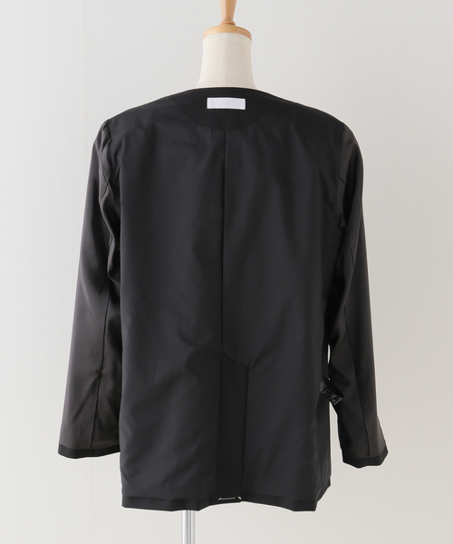 AP STUDIO(エーピーストゥディオ)の「TYPEWRITER NOCOLOR JACKET(ノーカラージャケット・レディース・ブラック・36/38)」の19枚目の写真