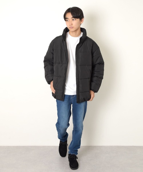 GLAZOS(グラソス)の「軽あったか・中綿コート(ブルゾン・キッズ・ブルー/カーキ/ブラック/オレンジ/イエロー/パープル・130cm/140cm/150cm/160cm/170cm)」の22枚目の写真