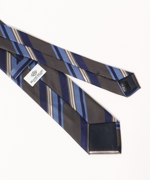 ビームスハート　BEAMS HEARTネクタイ　ストライプ　ネイビー　エンジ ビームスハートBEAMS HEART ネクタイ ストライプ ネイビー系 小物